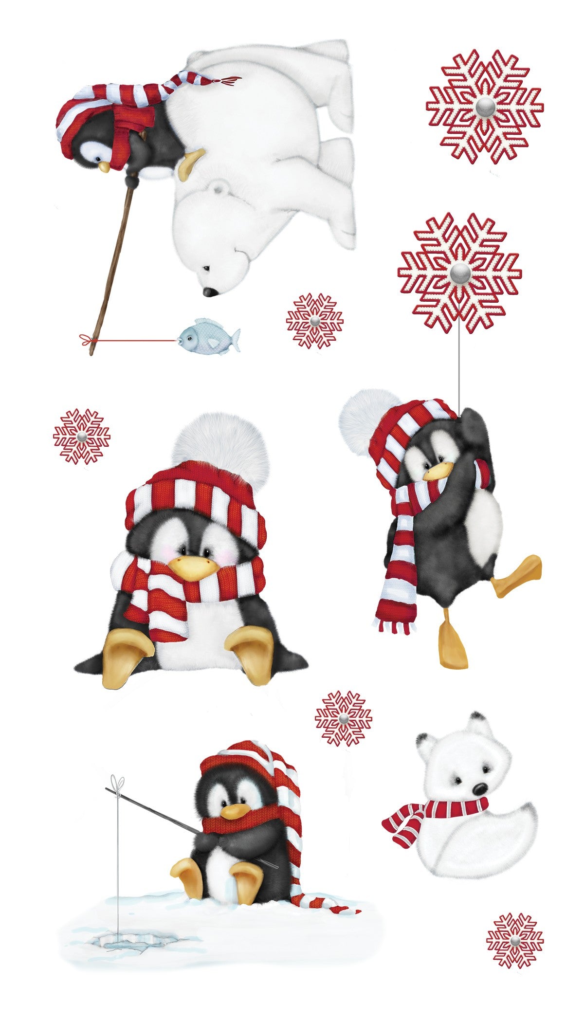 Arctic Antics Peel and Stick Wall Decals