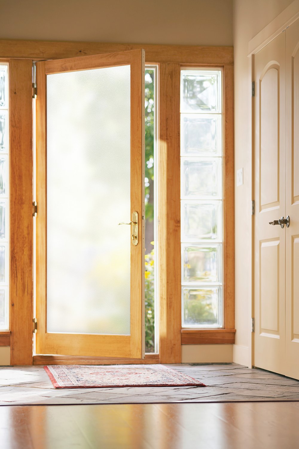 Etched Glass Privacy Static Cling Decorative Window Film