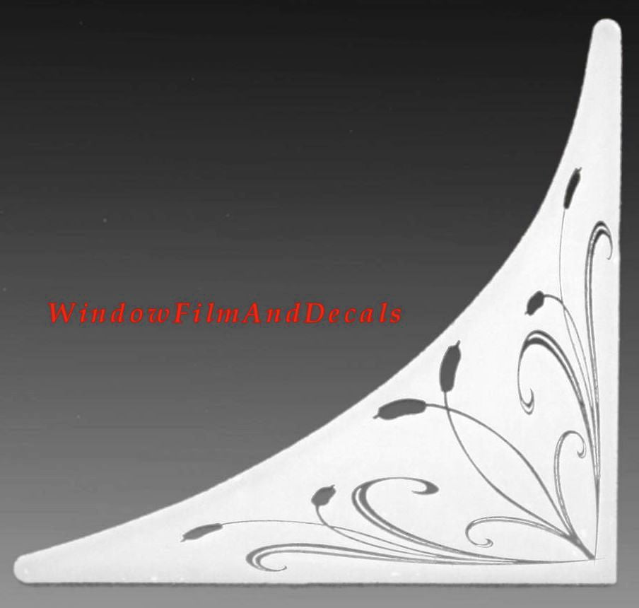 Decorative Static Cling Vinyl Corner Decals
