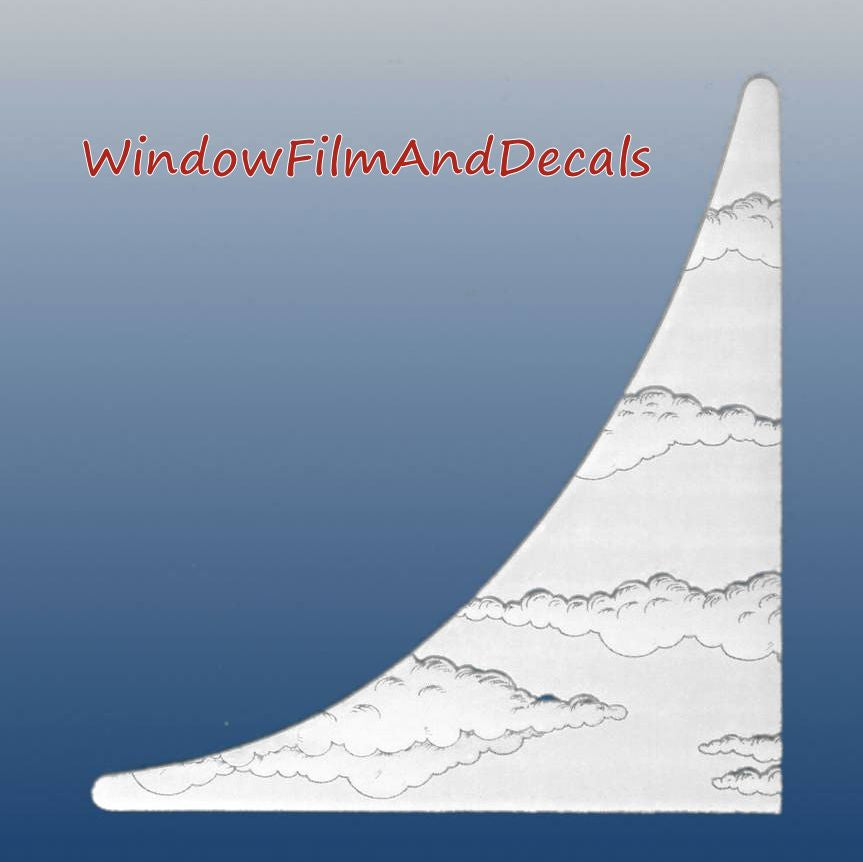 Clouds Window Film Corners