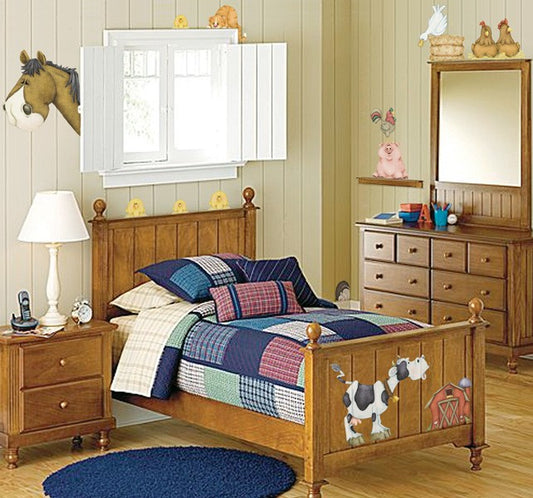 wall decals for bedroom wall sticker decal kids bedroom décor kids bedroom stickers wall stickers kids farm animals wall decals cow stickers
