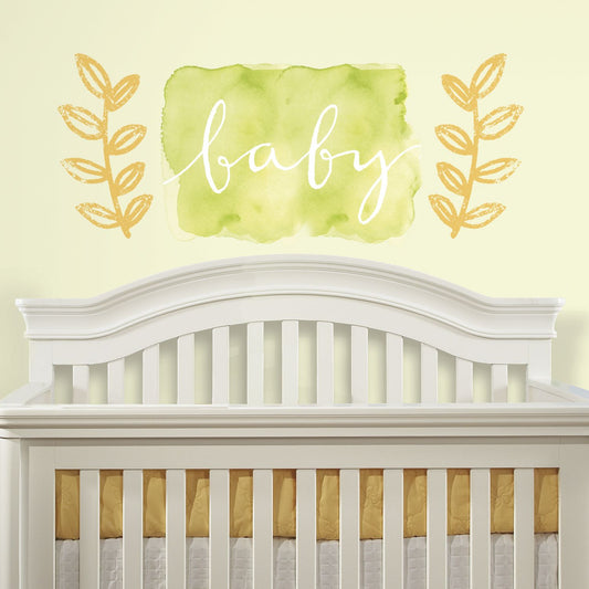 wall decals for nursery wall sticker decal nursery décor baby nursery stickers watercolor wall decals