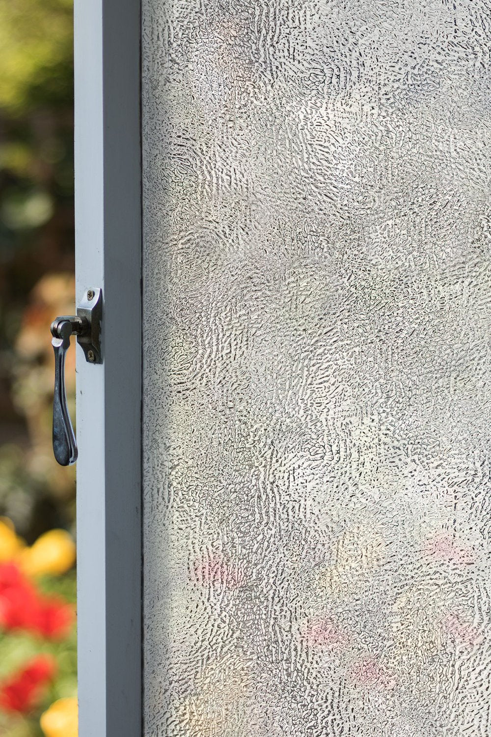 Texture Twelve Etched Glass Decorative Static Cling Window Film