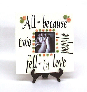 All Because Two People Fell in Love Peel and Stick Wall Decals
