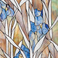 Stained glass window cling vinyl window film to keep heat out room darkening window film for privacy control window film