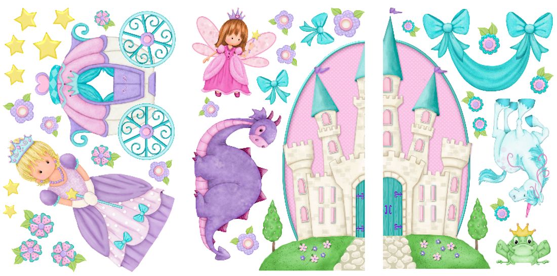 Princess Camryn Peel and Stick Wall Decals