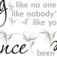 Dance Sing Love Peel and Stick Wall Decals