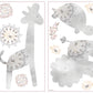 Kathy Davis Gray Baby Animals Peel and Stick Wall Decals