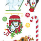 Santa and Friends Peel and Stick Wall Decals
