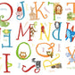 Animal Alphabet Giant Peel and Stick Wall Decals