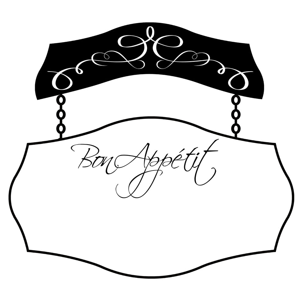 Bon Appetit Dry Erase Board Giant Peel and Stick Wall Decal