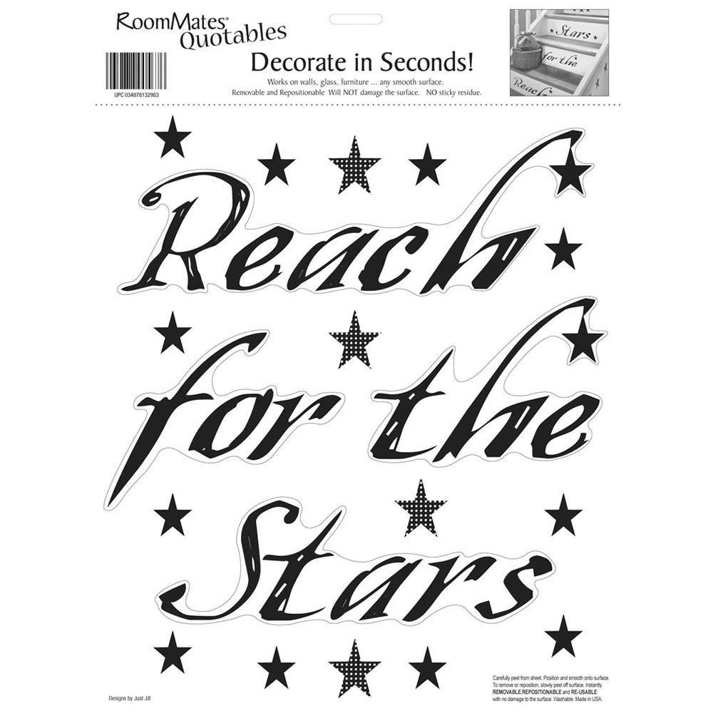 Reach For The Stars Peel and Stick Wall Decals