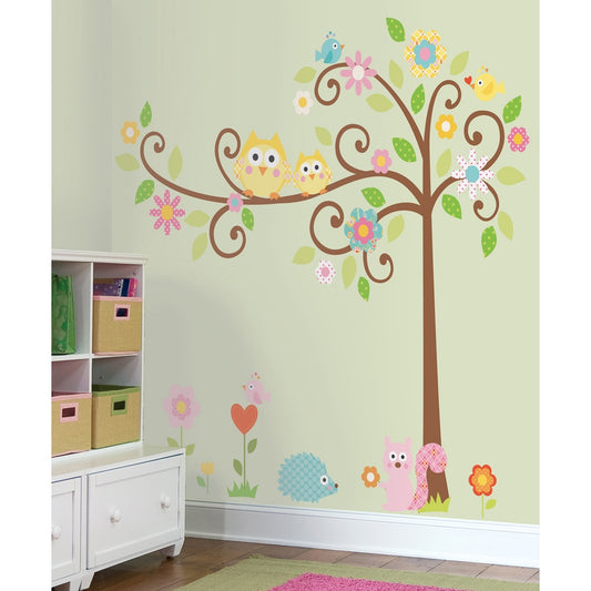 Scroll Tree MegaPack Peel and Stick Wall Decal Mural